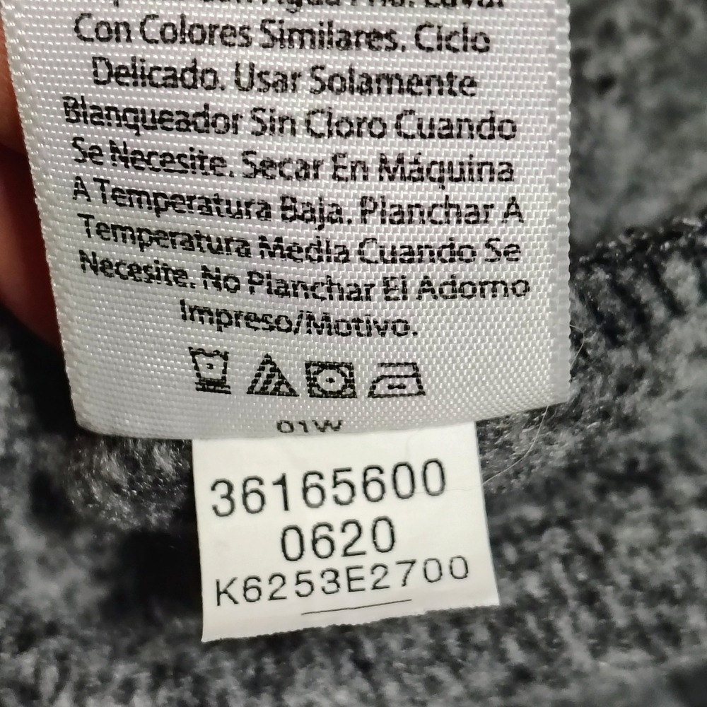 Athletic Works Kids‎ Unisex L G 10 12 Black Speckled Knit Jogger Pants Casual - Picture 6 of 7